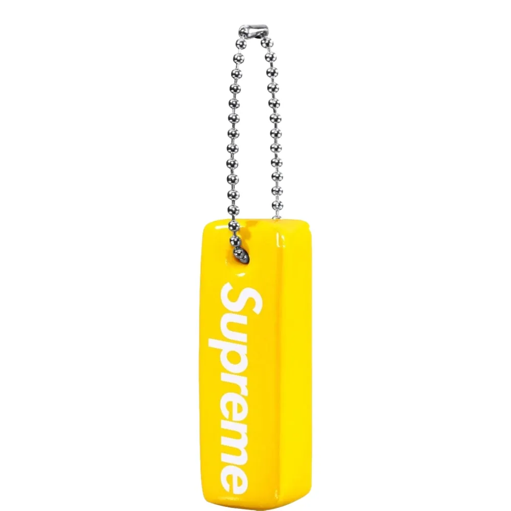 SUPREME FLOATING KEYCHAIN-YELLOW