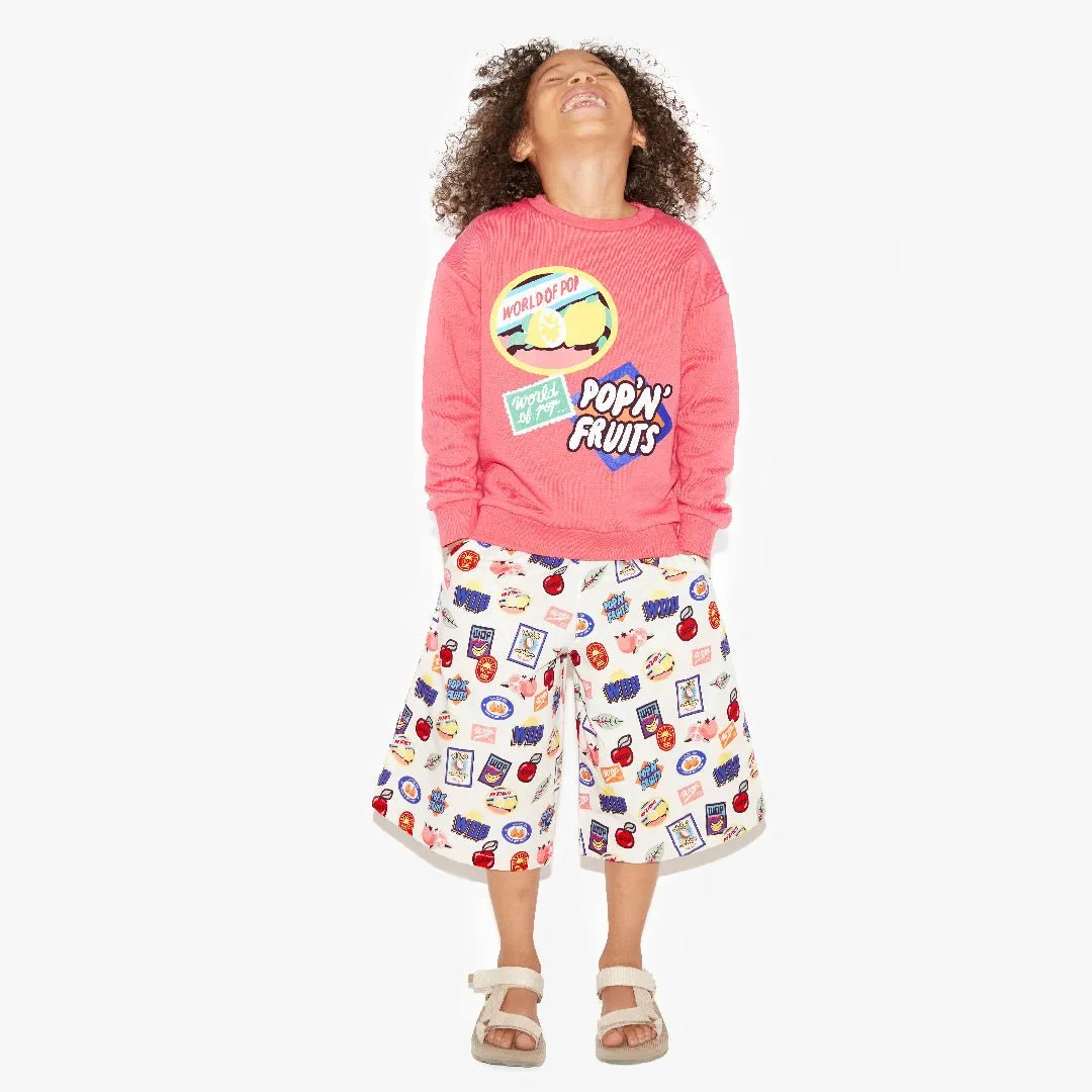 Sweatshirt "Tutti Frutti" for children in organic cotton