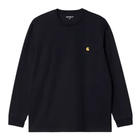 T-shirt Maniche Lunghe Carhartt WIP L/S Chase Blu Navy