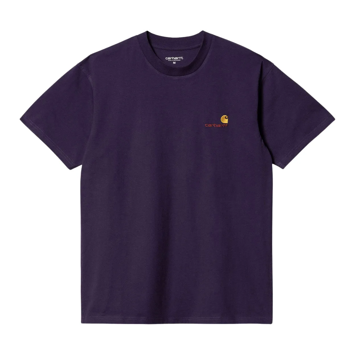 T-shirt Uomo Carhartt WIP S/S American Script Viola