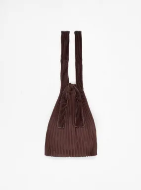 Tate Pleated Tote Bag Brown