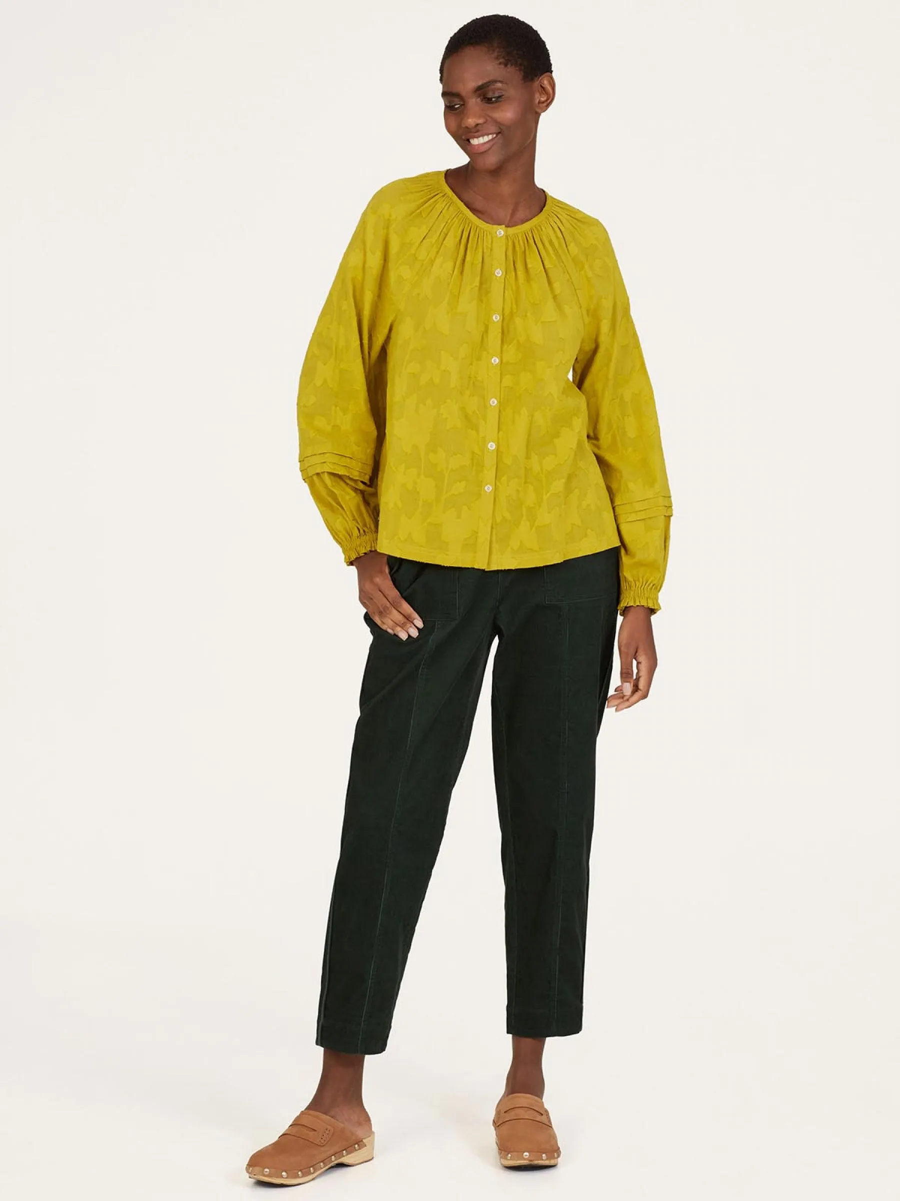 Thought Lichen Green Danna Top