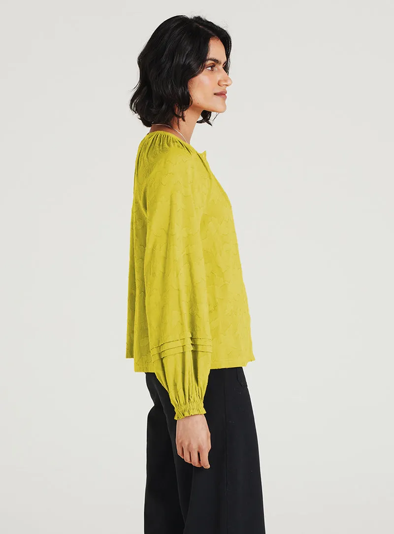 Thought Lichen Green Danna Top