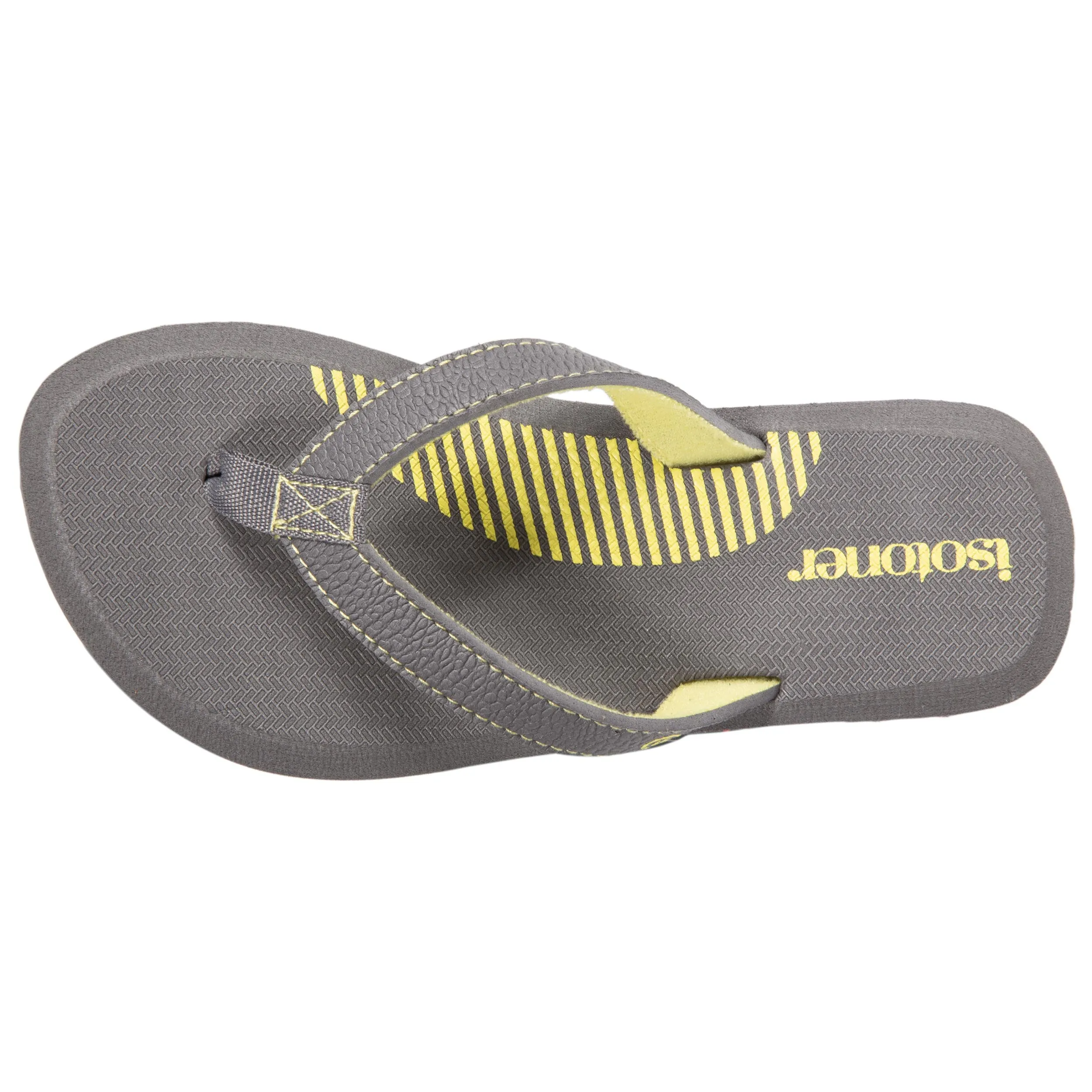 Tongs Enfant bicolore confort Gris et Jaune