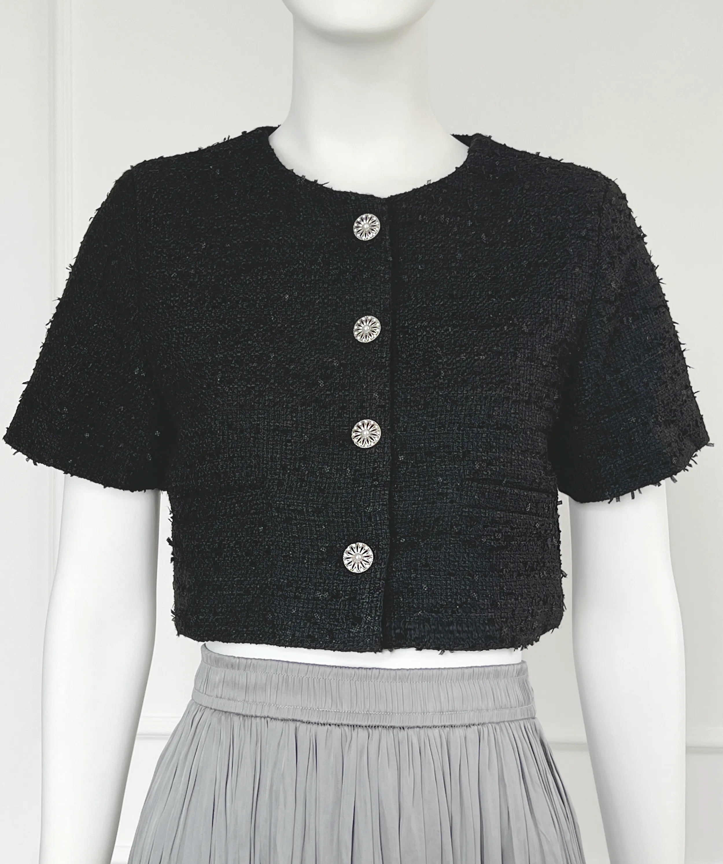 Trisha Tweed Short Blouse