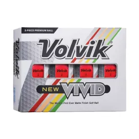 Volvik NEW Vivid Golf Balls - Pink