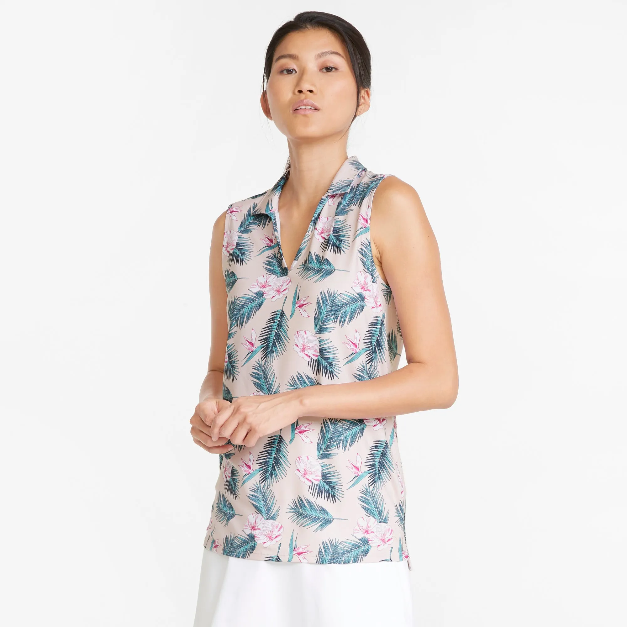 Women's CLOUDSPUN Paradise Sleeveless Golf Polo