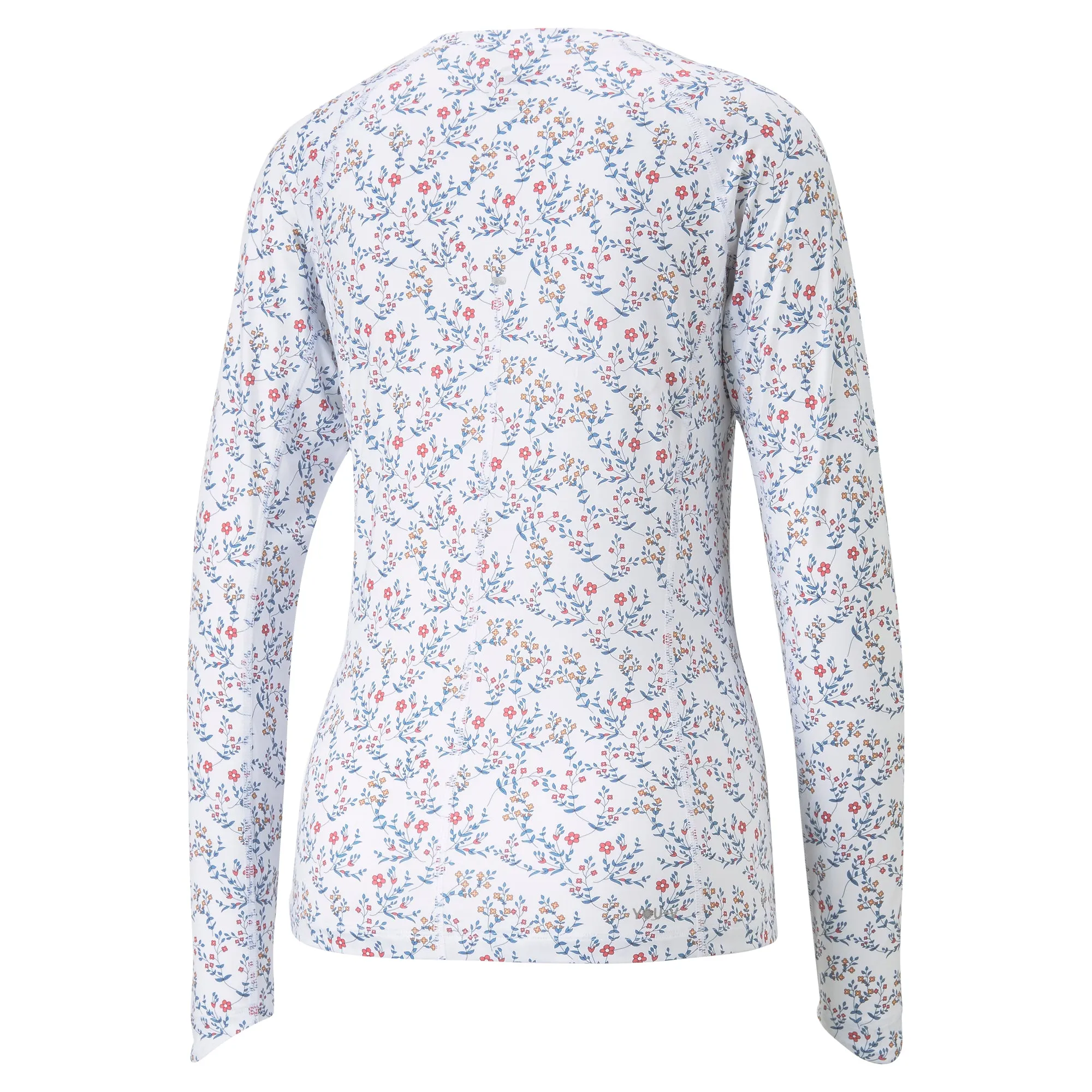 Women's YouV Micro Floral Crew Golf Shirt